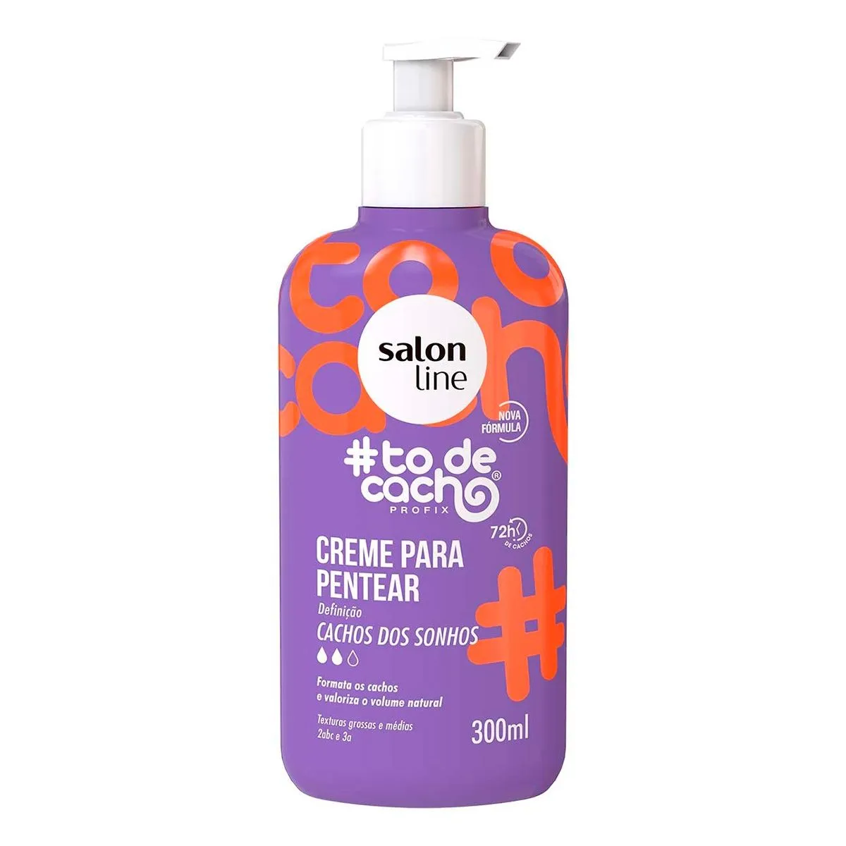 Creme Para Pentear #todecacho Cachos Dos Sonhos Com 300ml Salon Line