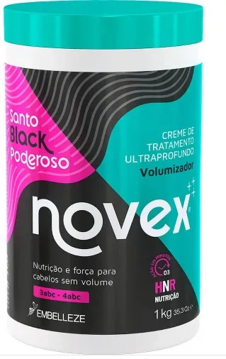 Creme de Tratamento Novex Santo Black 1Kg