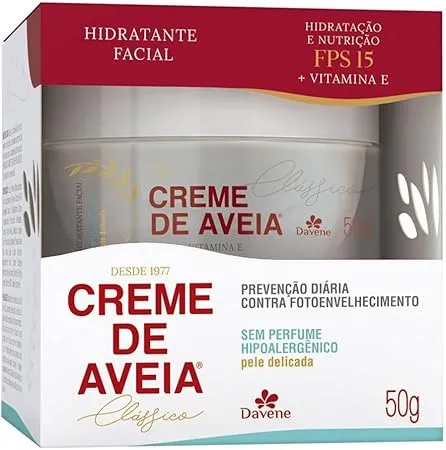 Creme Facial Aveia Davene Hipoalergeni Fps15 50g