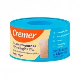 Cremer Fita Microporosa Bege 2,5cm X 4,5m