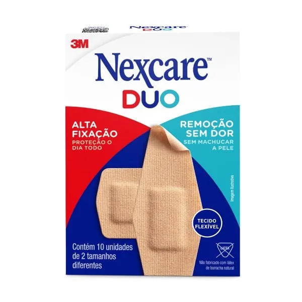 Curativo Nexcare Duo Tamanhos Diferentes 10 unidades