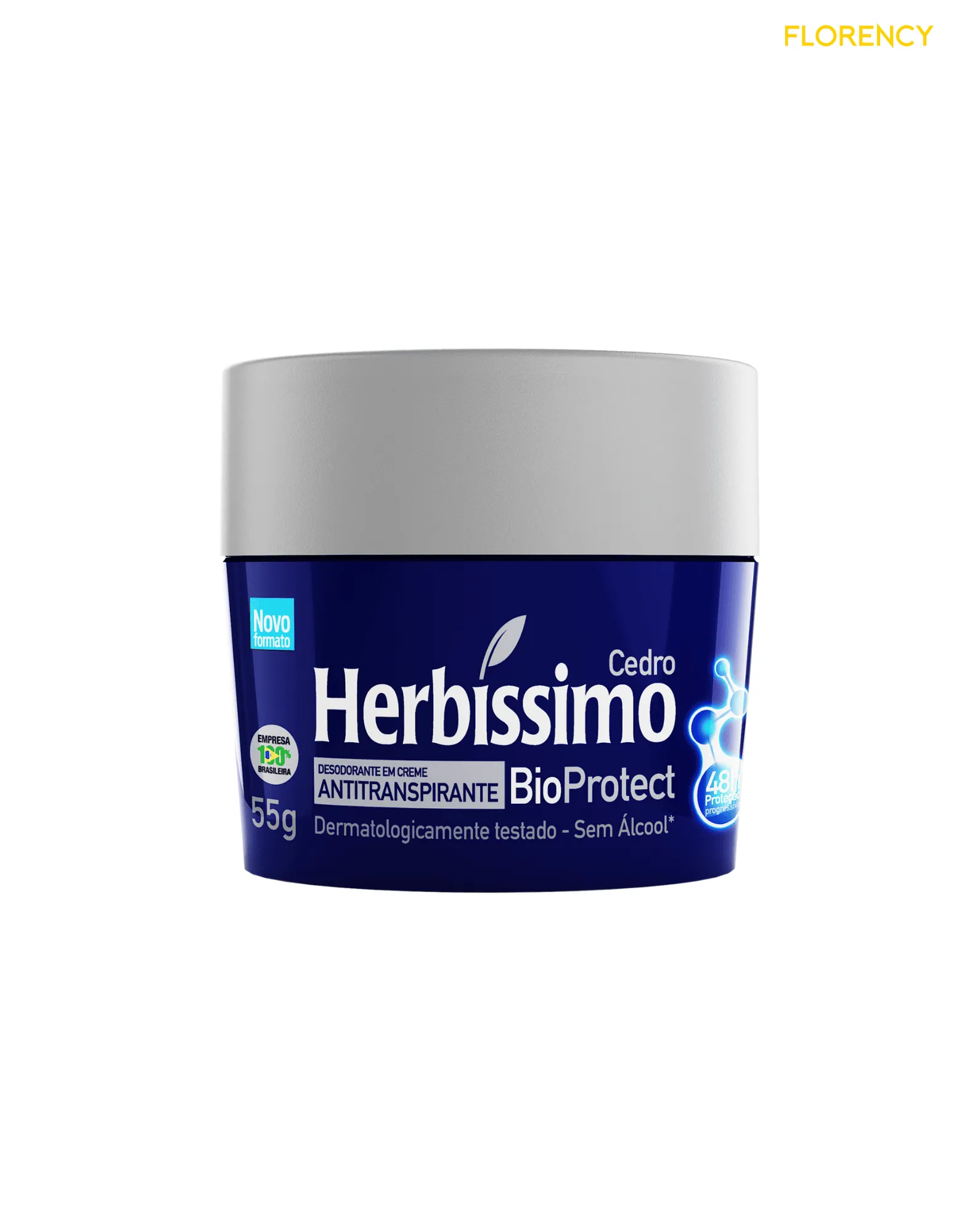 Desodorante Pote Herbíssimo Bio Protect 55g