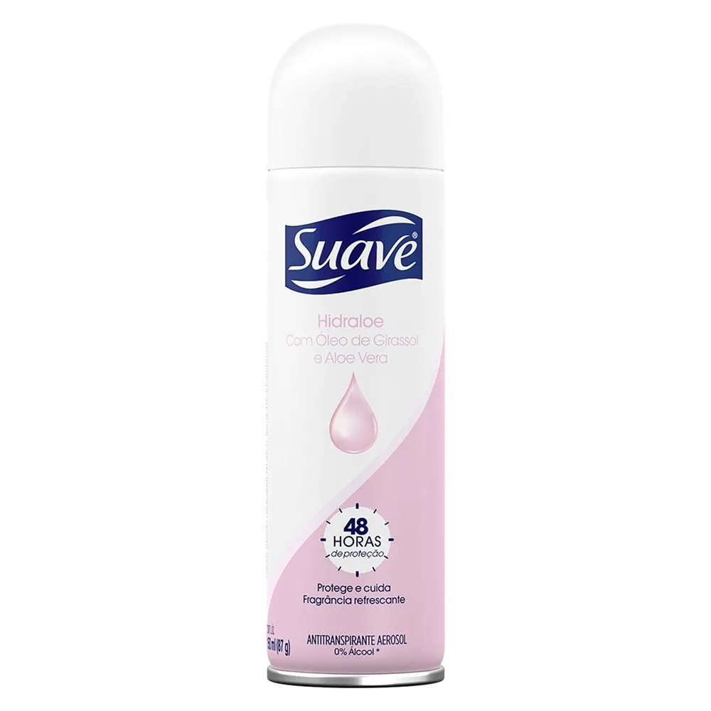 Desodorante Aerosol Antitranspirante Suave Hidraloe 150Ml