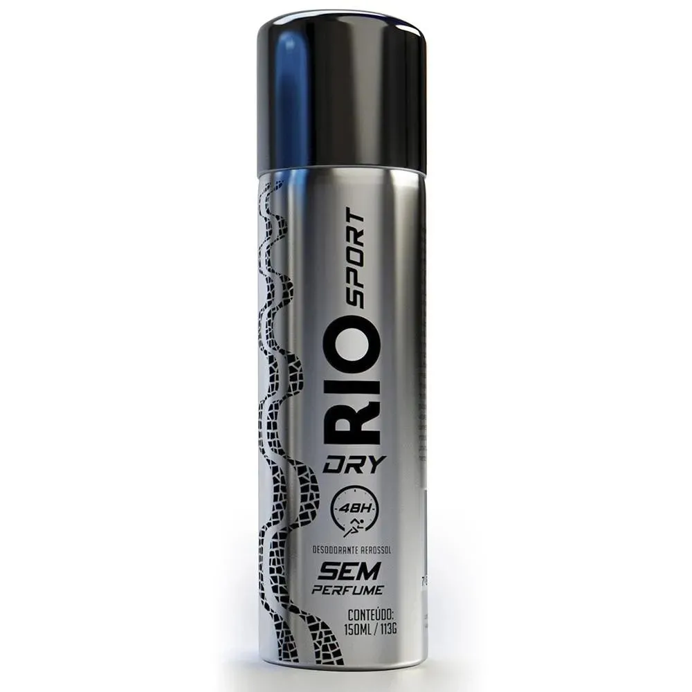 Desodorante Aerosol sem Perfume 150ml Rio Sport