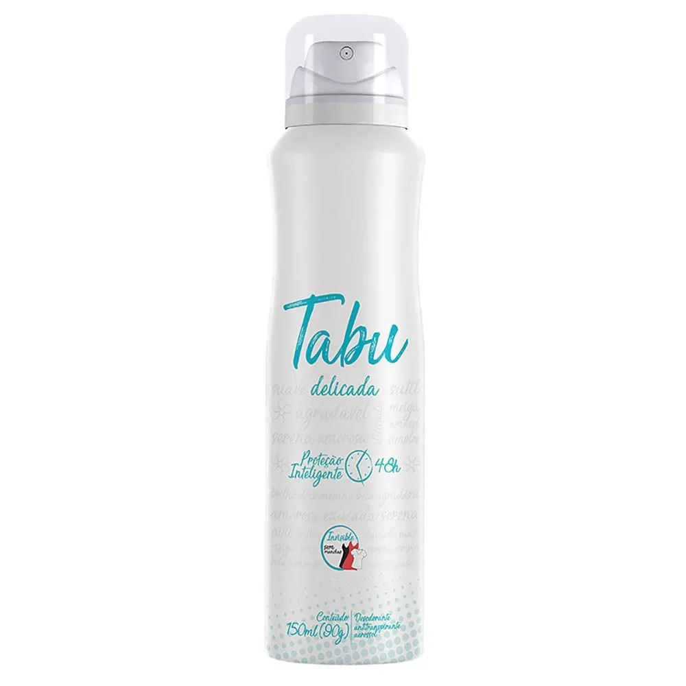 Desodorante Aerosol Tabu Delicada 150Ml