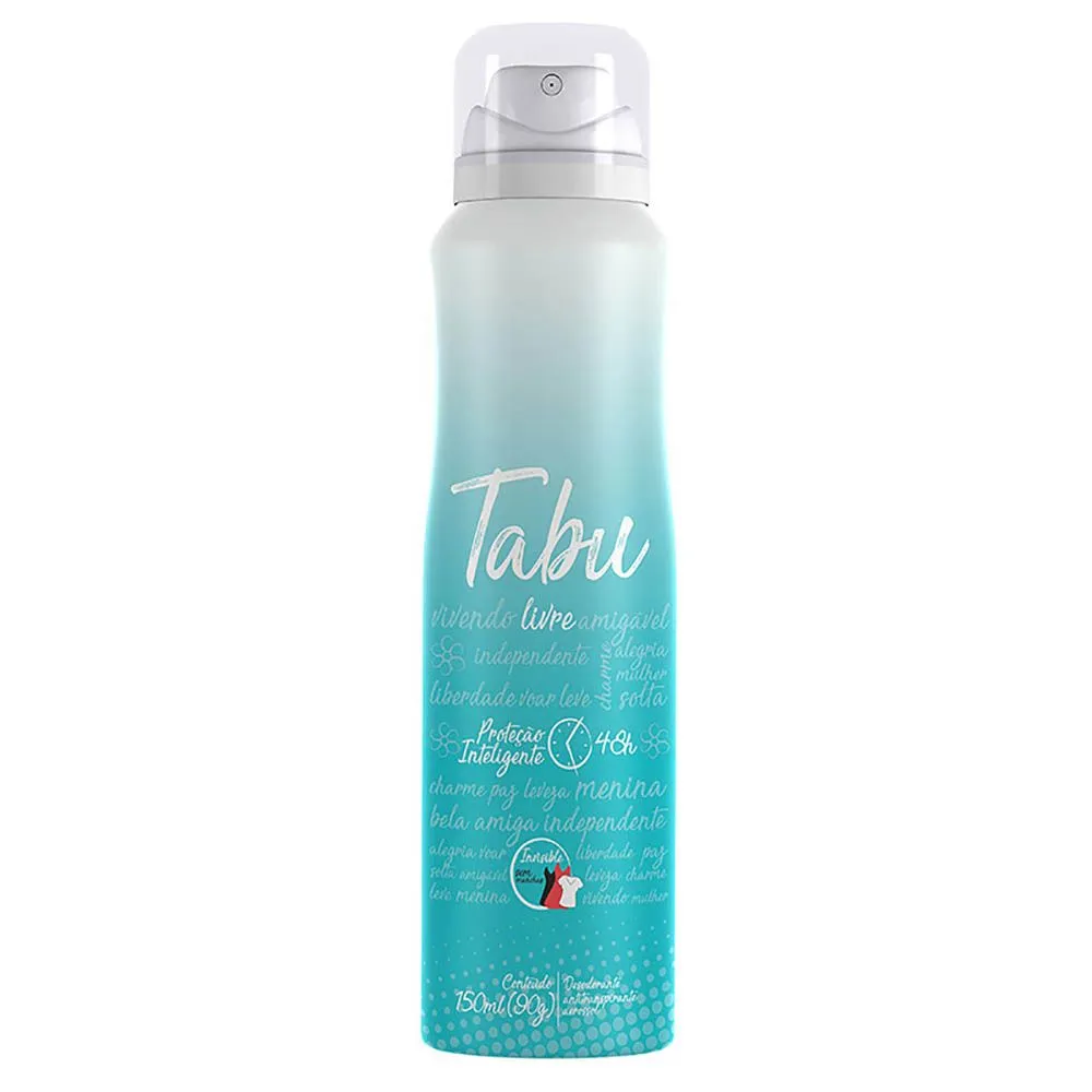 Desodorante Aerosol Tabu Livre 150Ml