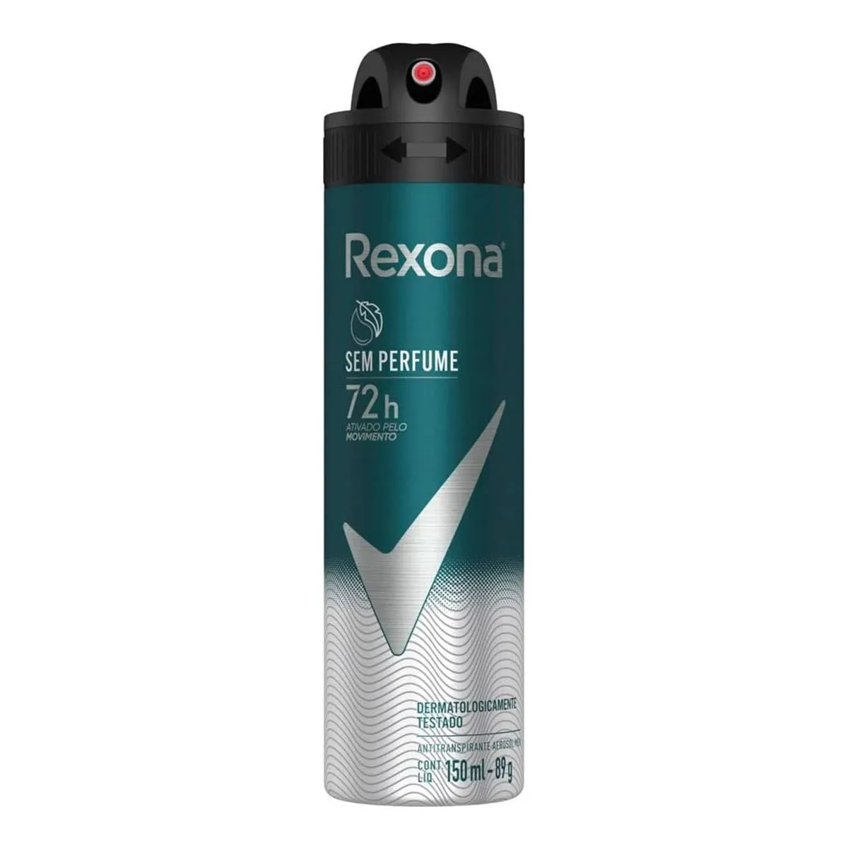 Desodorante Aerossol Rexona Men Sem Perfume Antitranspirante Com 150ml