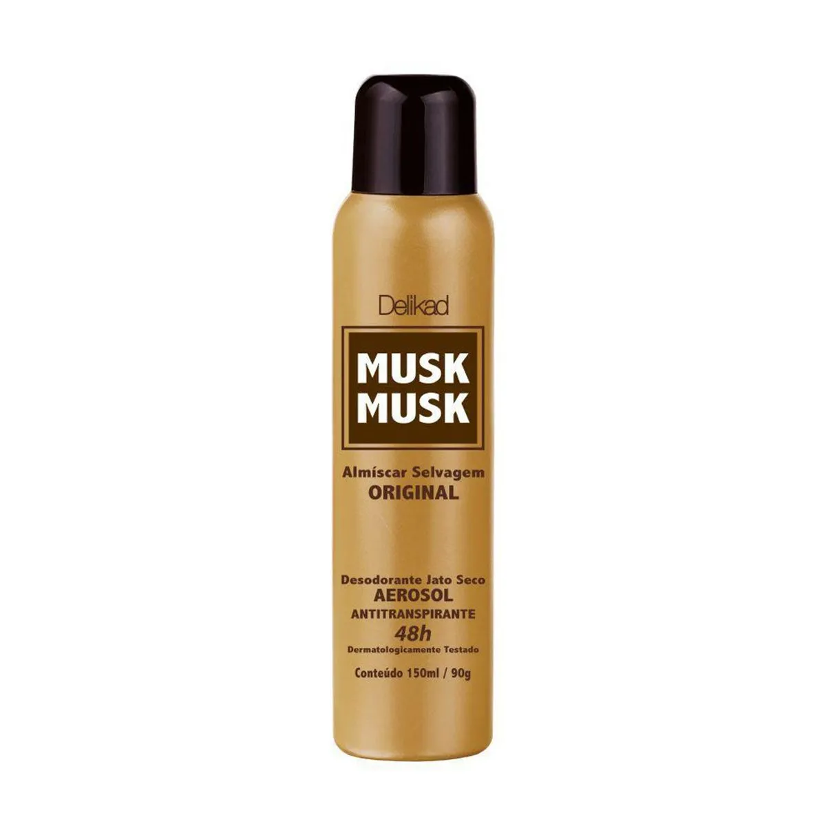 Desodorante Antitranspirante Musk Aerosol 150Ml Delikad
