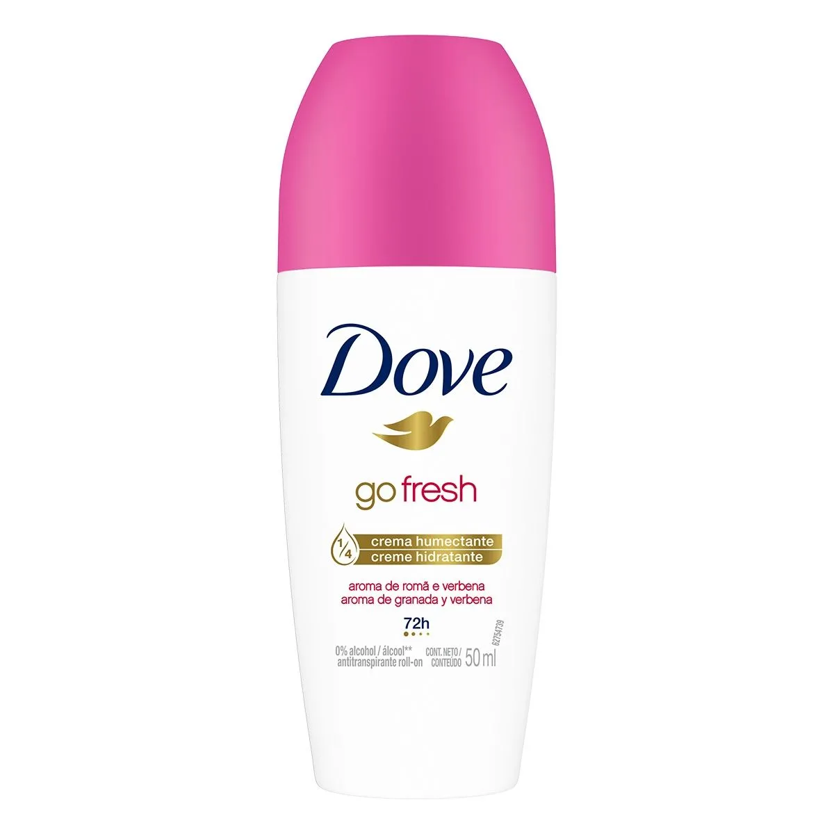 Desodorante Antitranspirante Roll-On Dove Go Fresh Romã e Verbena Com 50ml