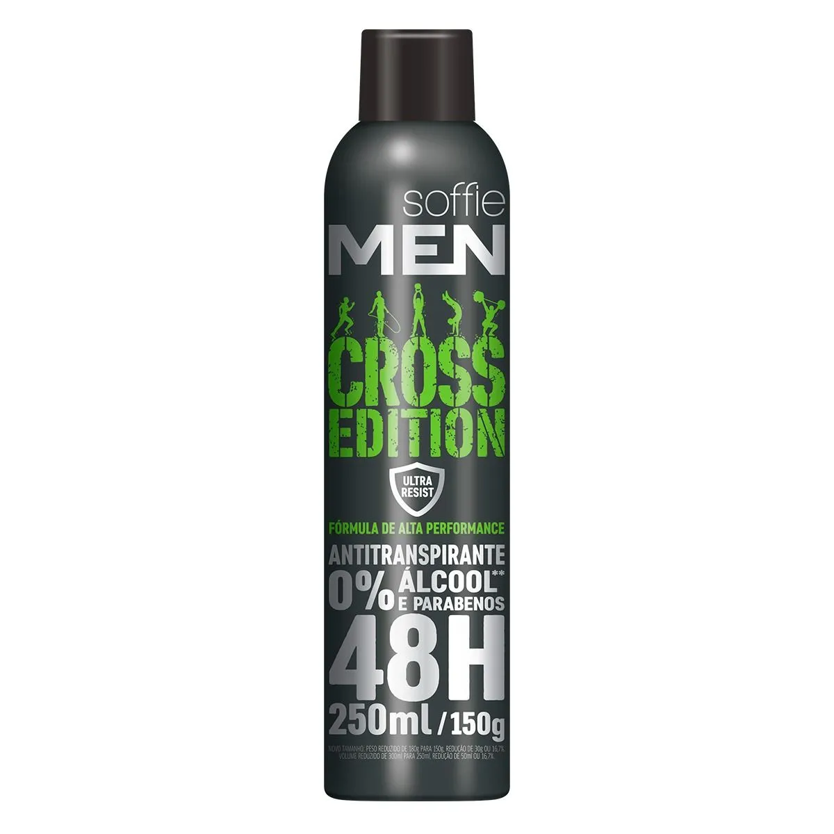 Desodorante Antitranspirante Soffie Men Cross Edition Aerosol 250ml