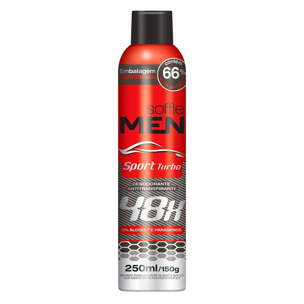 Desodorante Antitranspirante Soffie Men Sport Turbo 250ml