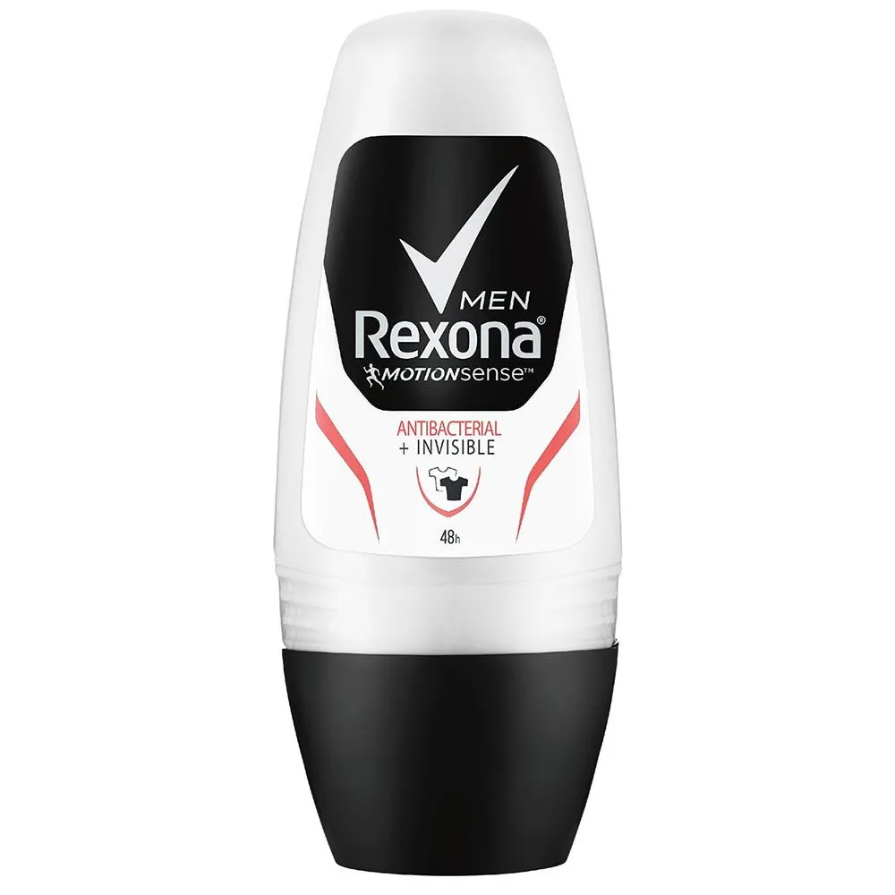 Desodorante Roll On Rexona Men Antibacterial Invisible 50ML
