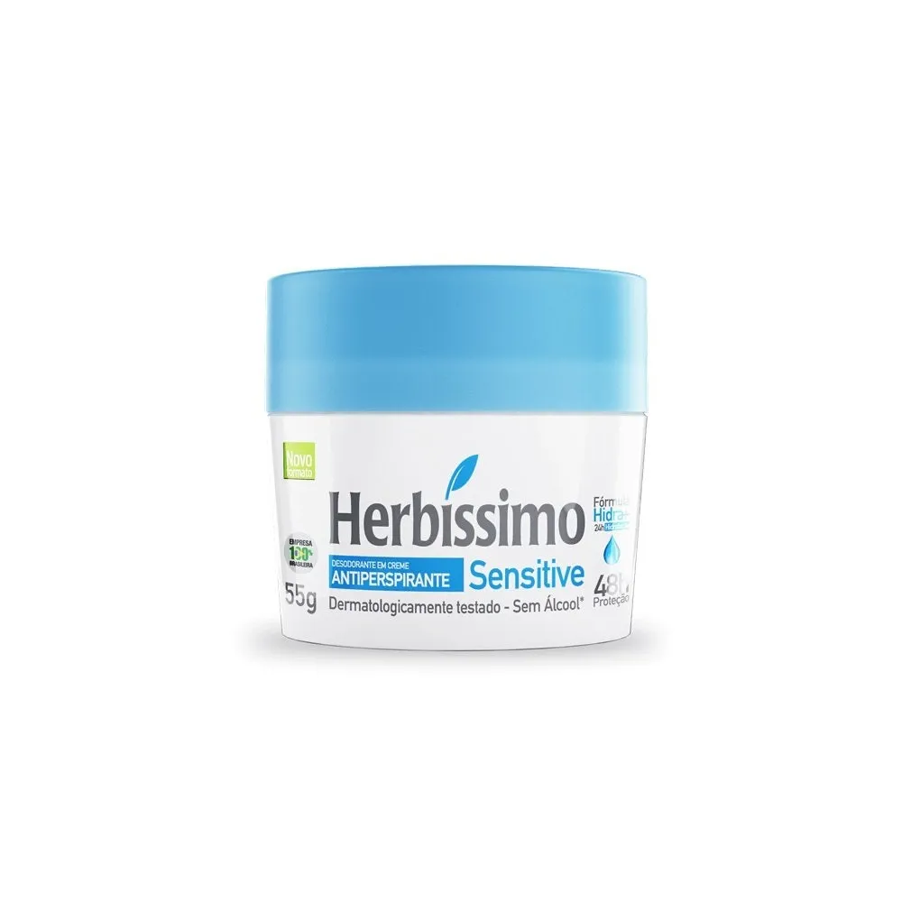 Desodorante Creme Herbissimo Sensitive 55g