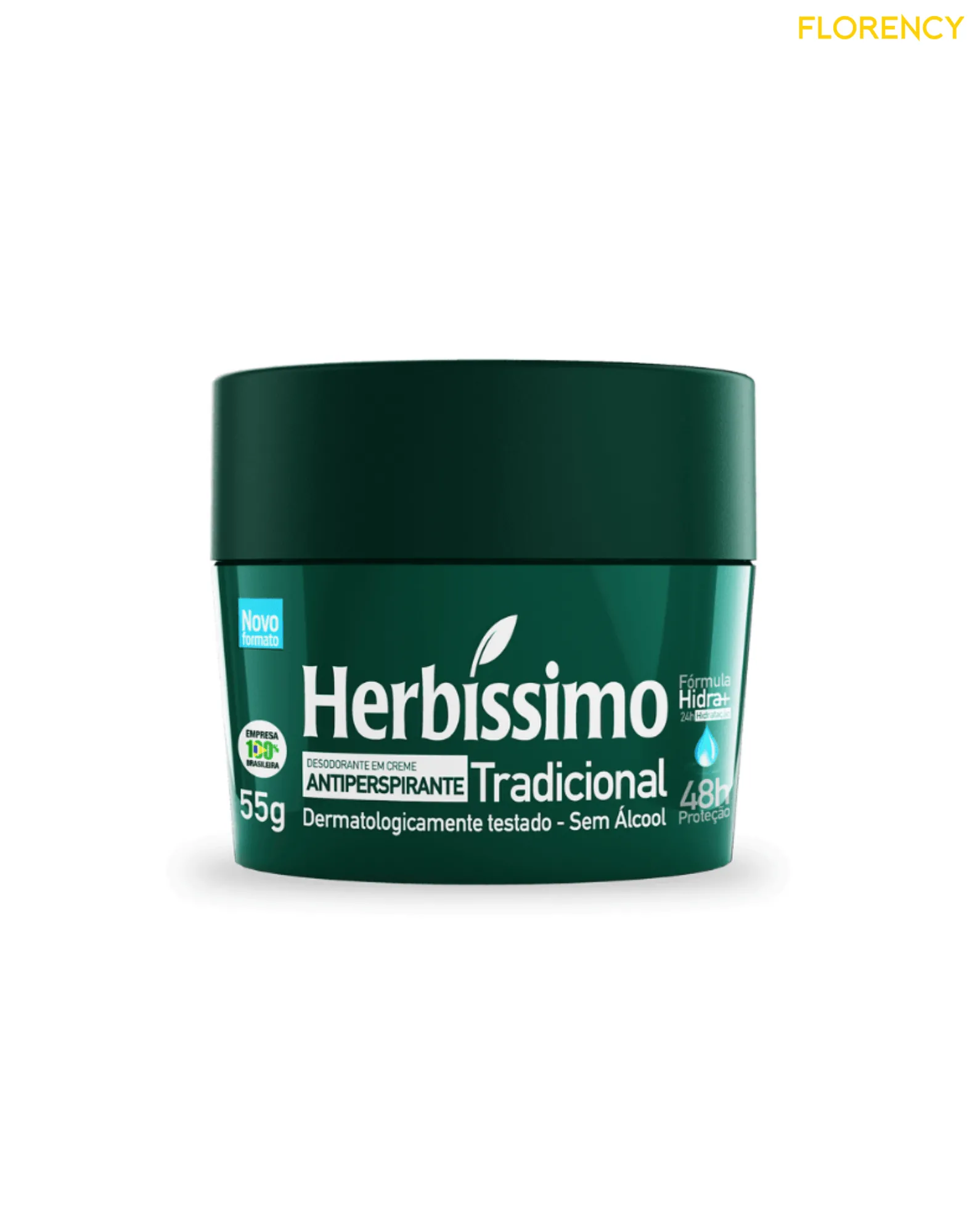 Desodorante Pote Herbíssimo Tradicional 55g