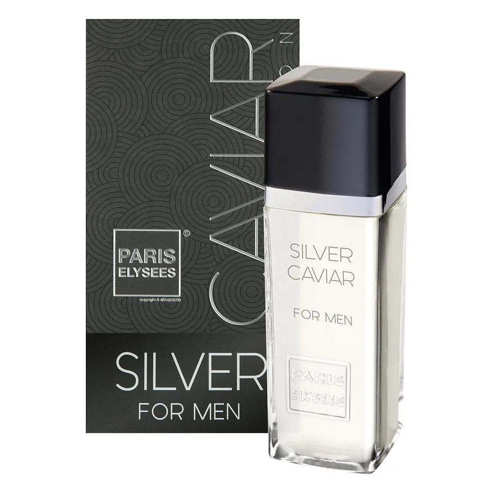 Eau de Toilette Paris Elysee Caviar Silver For Men 100ml