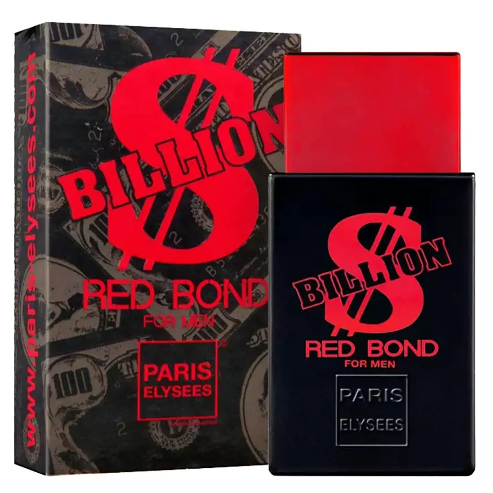 Eau de Toilette Paris Elysees Billion Red Bond For Men 100ml