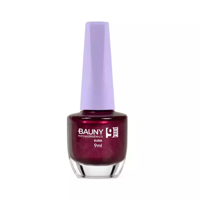 Bauny Esmalte Metalizado 9Free 9ml - Cor Elisa