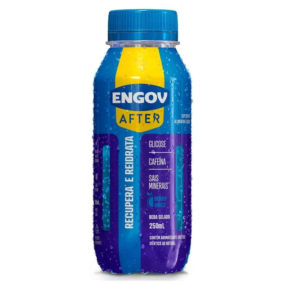 Engov After Bebida Funcional Sabor Berry Vibes Hypera 250ml
