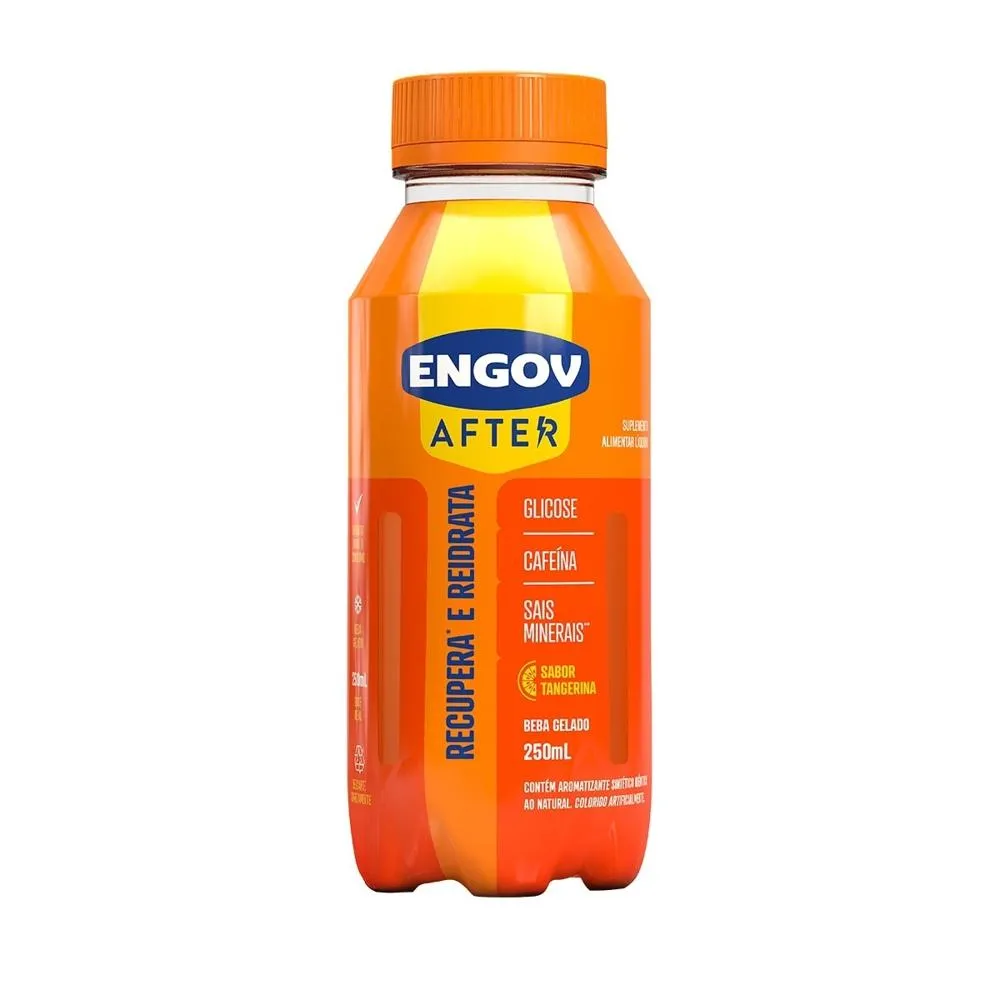 Engov After Bebida Funcional Sabor Tangerina Hypera 250ml