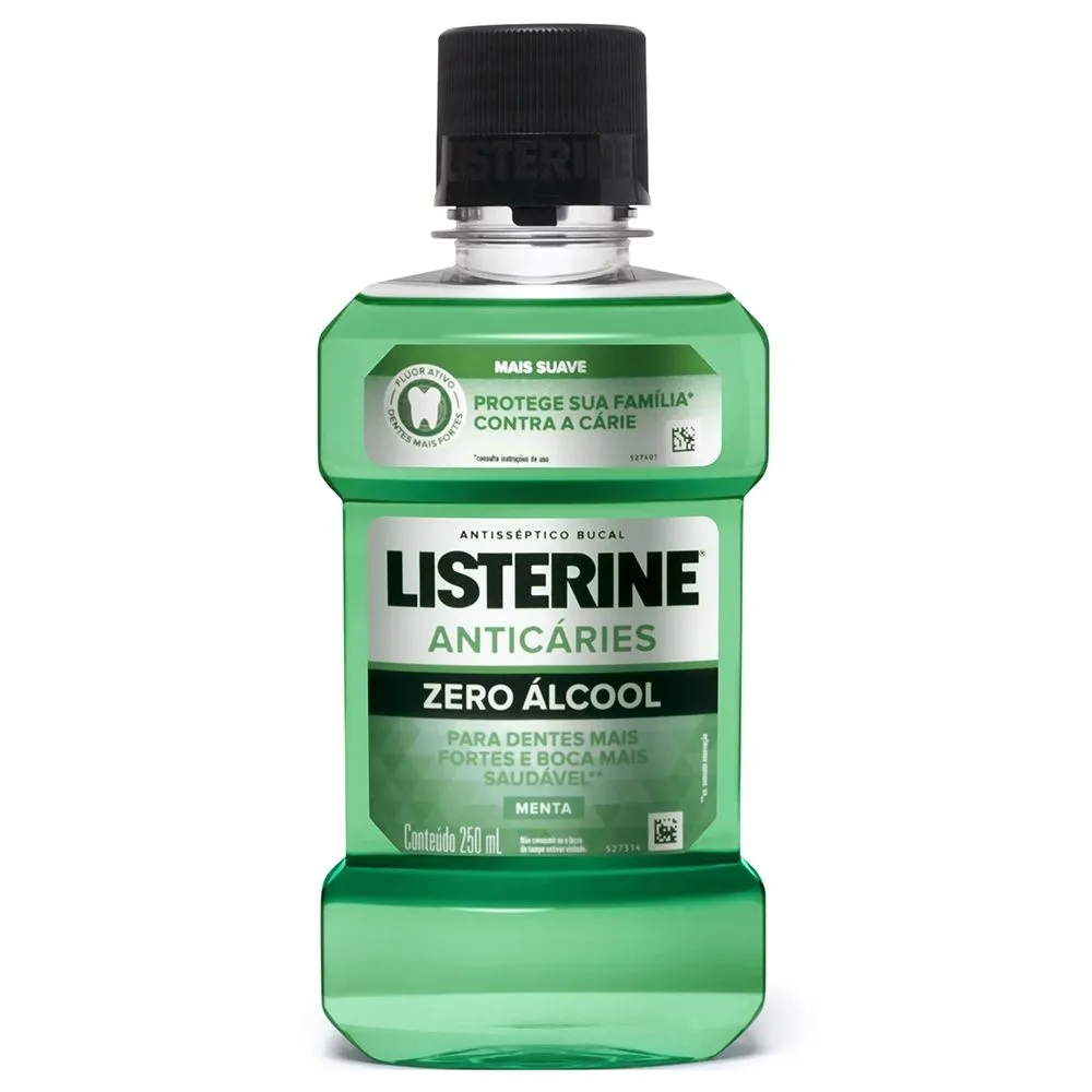 Enxaguante Bucal Listerine Anticaries Zero Álcool 250ml