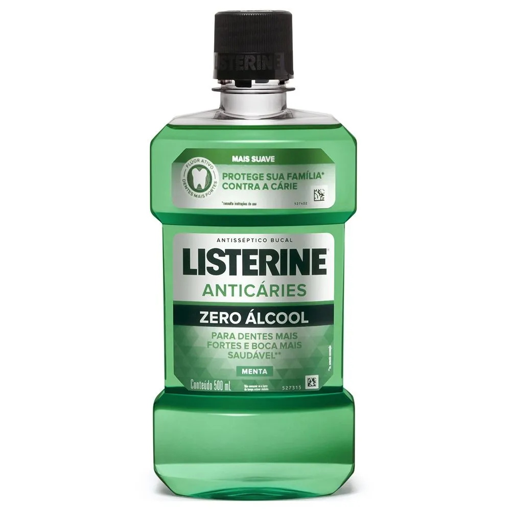 Enxaguante Bucal Listerine Anticaries Zero Álcool 500ml