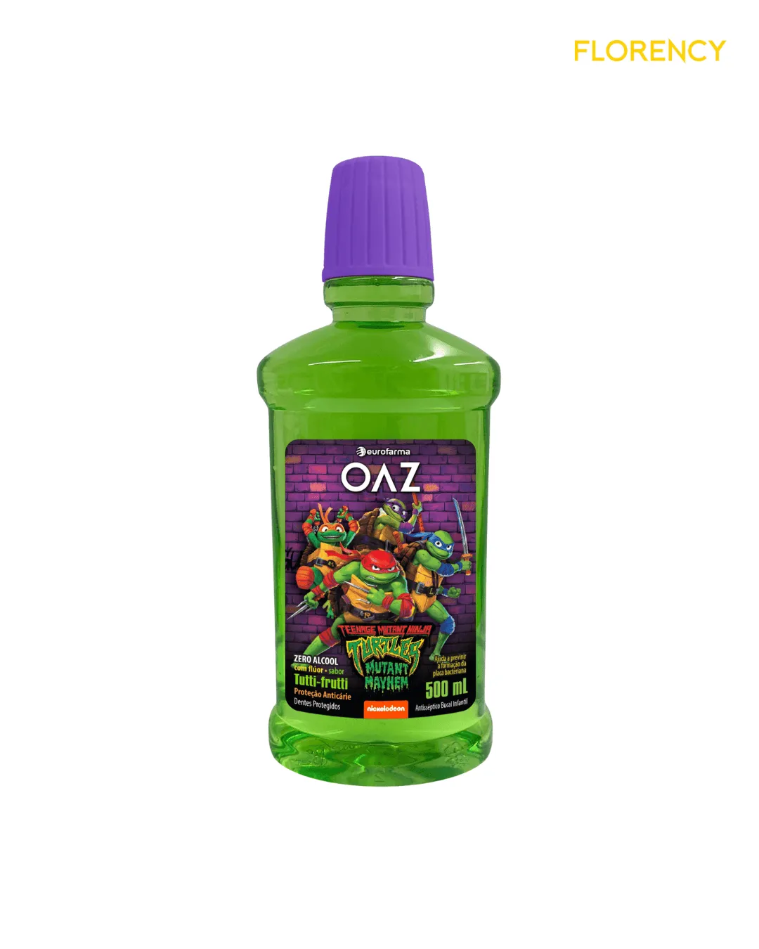 Enxaguante Bucal Oaz Turtles 250ml