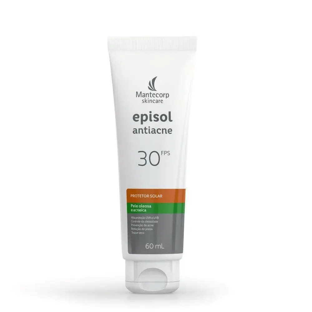 Episol Protetor Solar Facial Antiacne FPS 30 60ml