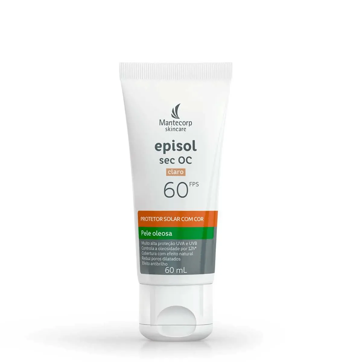 Episol Protetor Solar Facial Sec OC FPS60 Claro 60ml