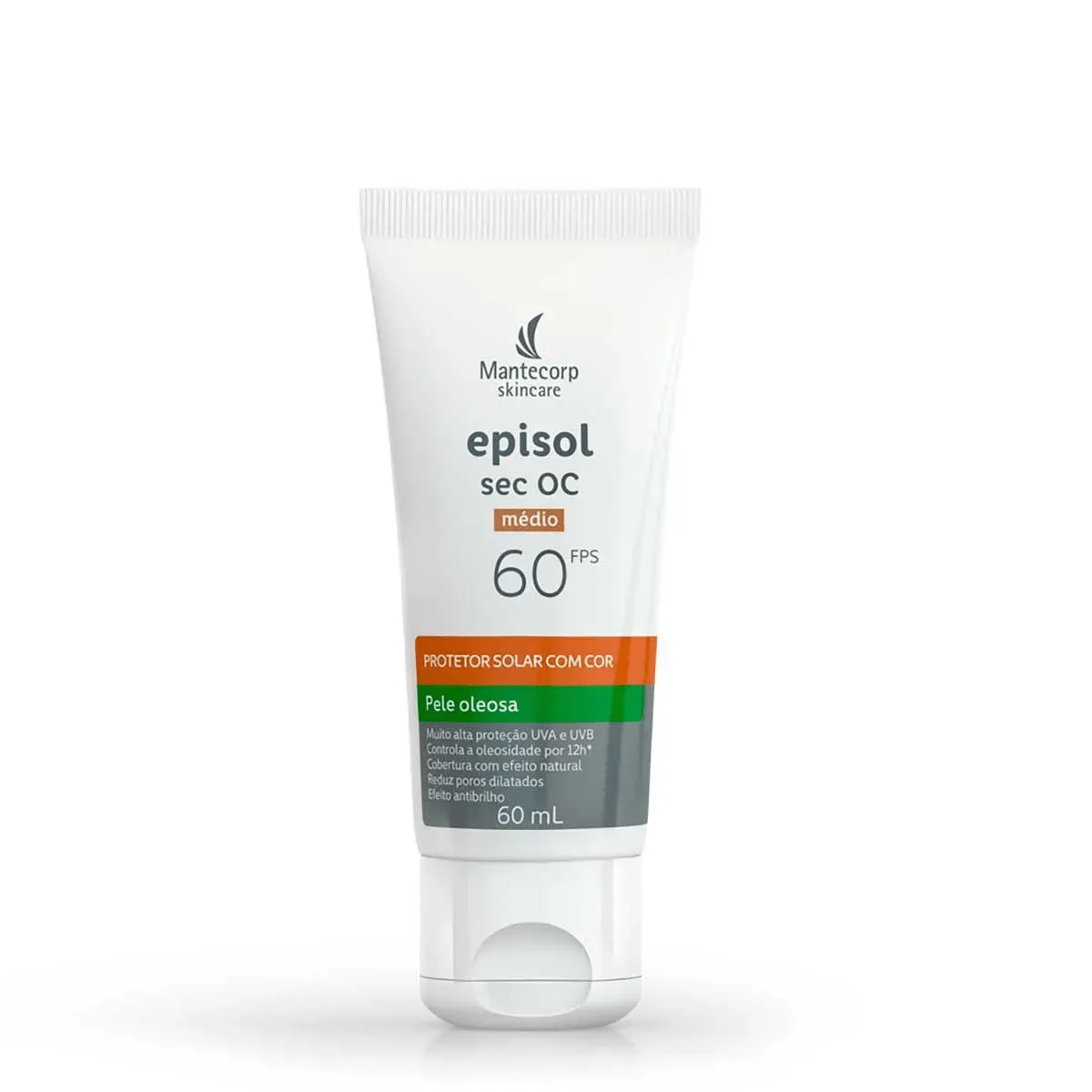 Episol Protetor Solar Facial Sec OC FPS60 Médio 60ml