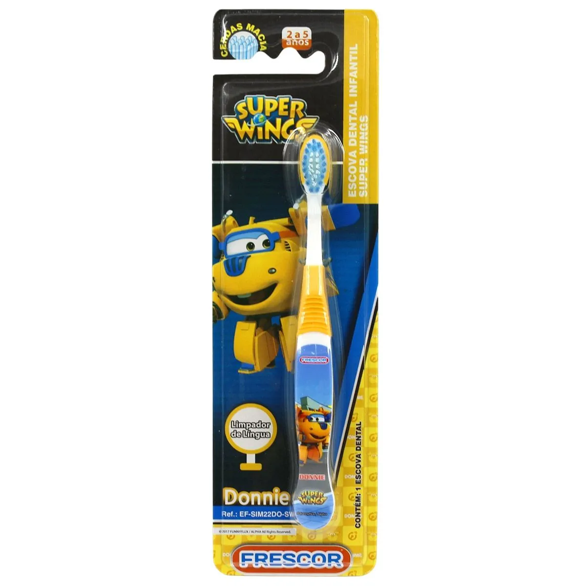 Escova Dental Infantil Super Wings Donnie Frescor