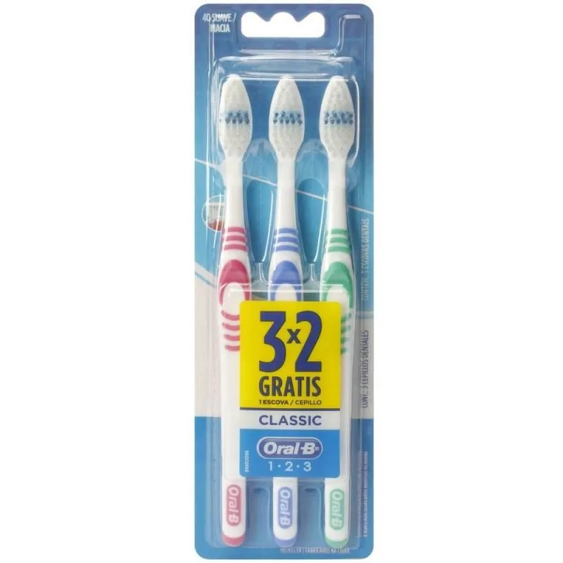 Escova Dental Oral-B Classic Leve 3 Pague 2