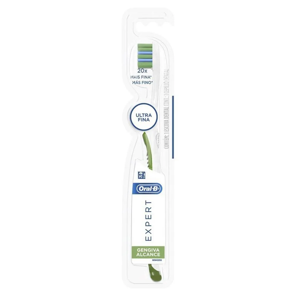 Escova Dental Oral-B Expert Extra Macia Ultra Fina Gengiva Alcance 1 Unidade