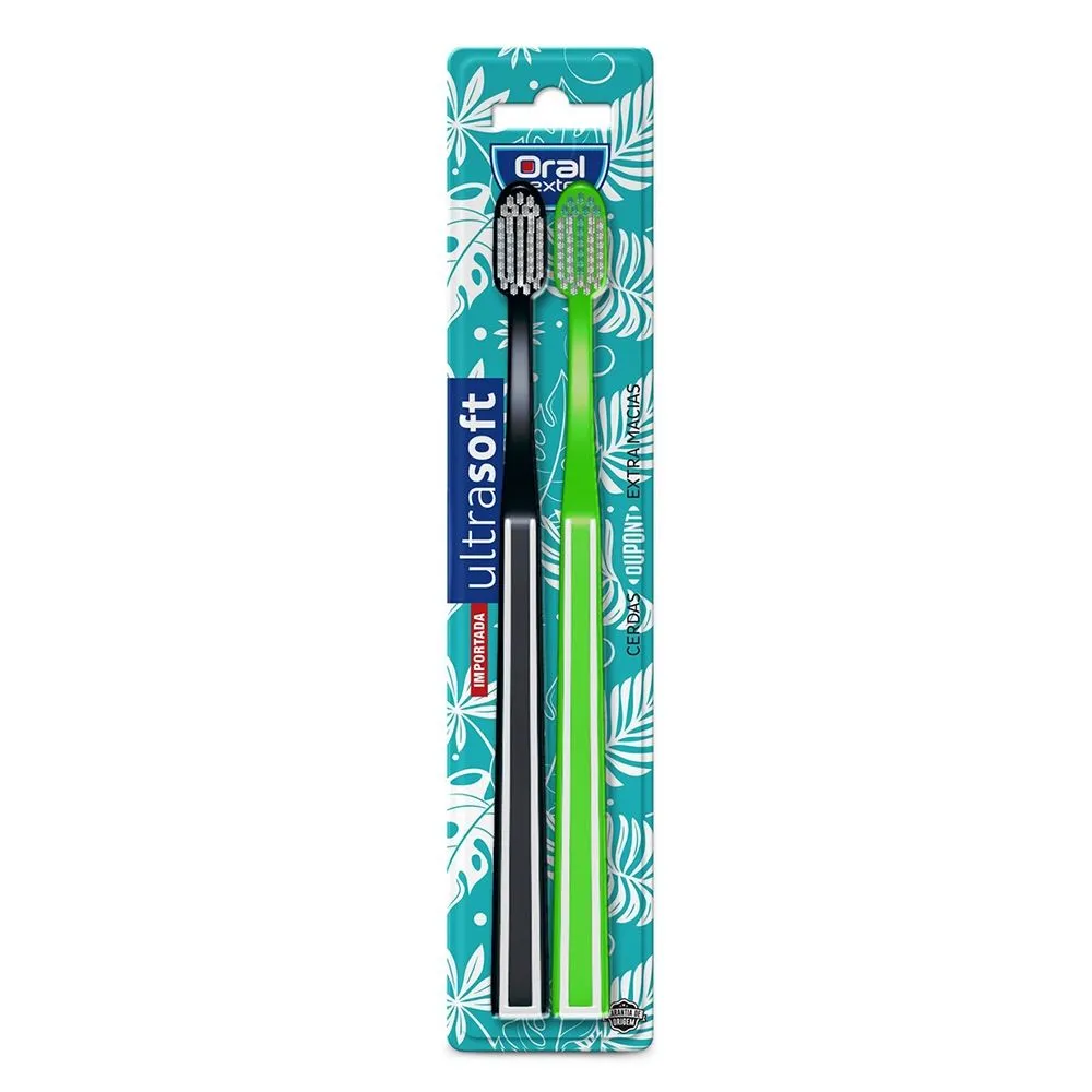 Escova Dental Ultra Soft Com 2 Unidades Oral Nexter