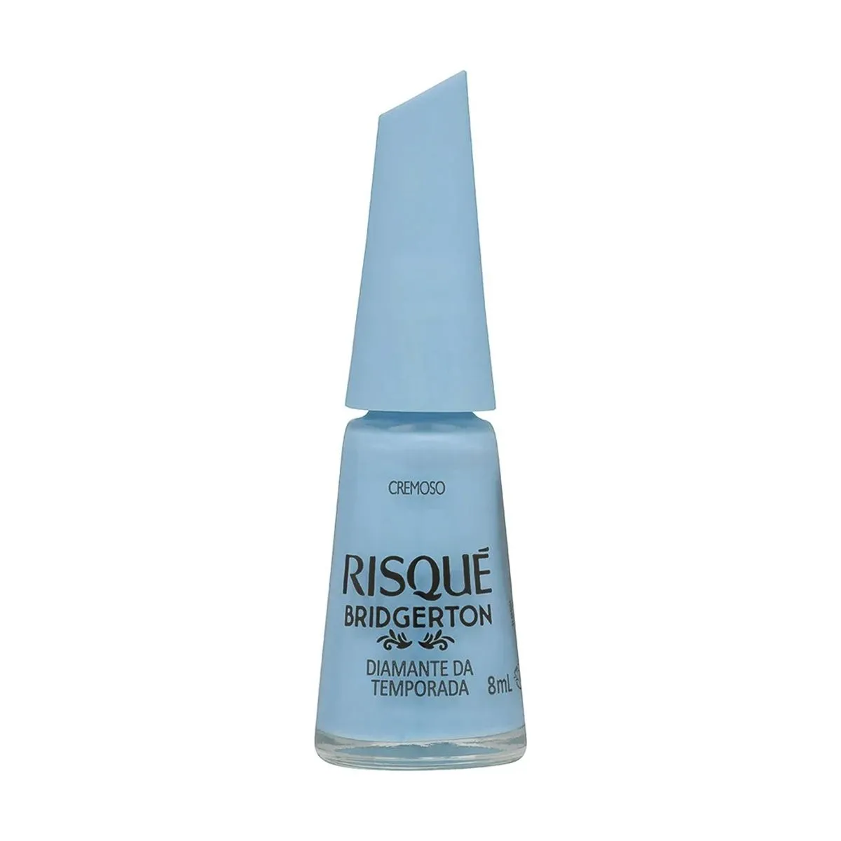 Esmalte Azul Bridgerton Diamante Da Temporada Cremoso Com 8ml Risqué