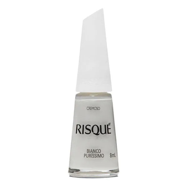 Esmalte Risqué Branco Cremoso Bianco Puríssimo 8ml