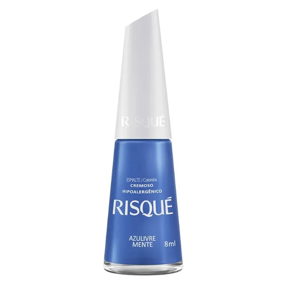 Esmalte Risque Cremoso Azulivre Mente 8Ml
