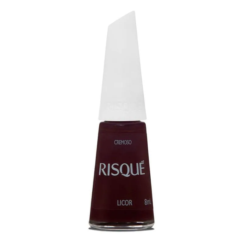 Esmalte Risque Vermelho Cremoso Licor - 8ml