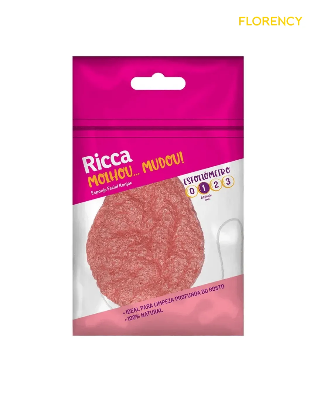 Esponja Facial 3427 Ricca Konjac