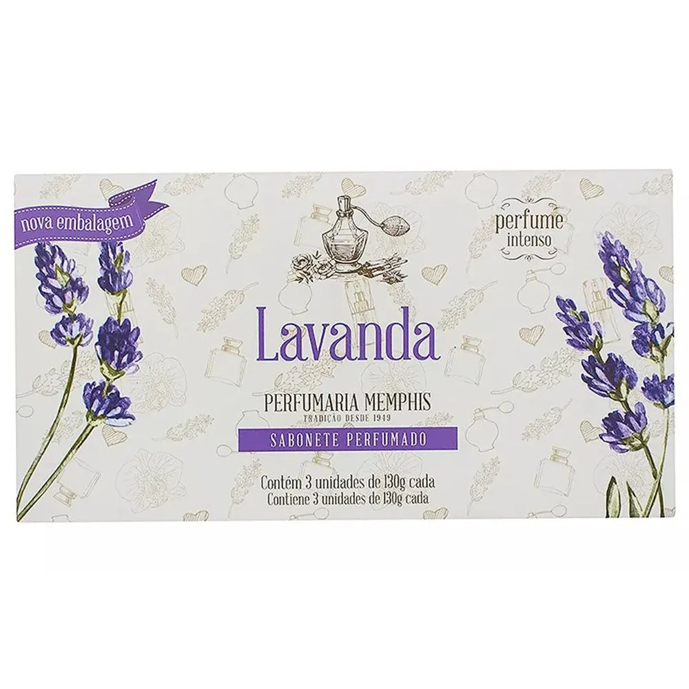 Estojo de Sabonetes Lavanda Ref:729