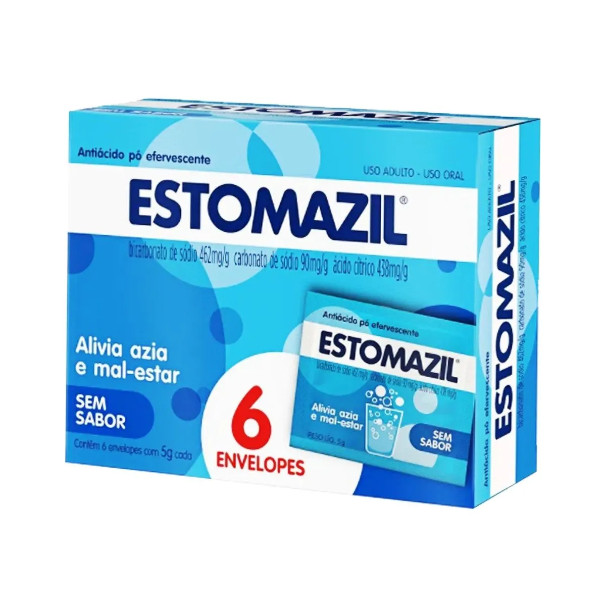 Estomazil Sem Sabor 6 Envelopes
