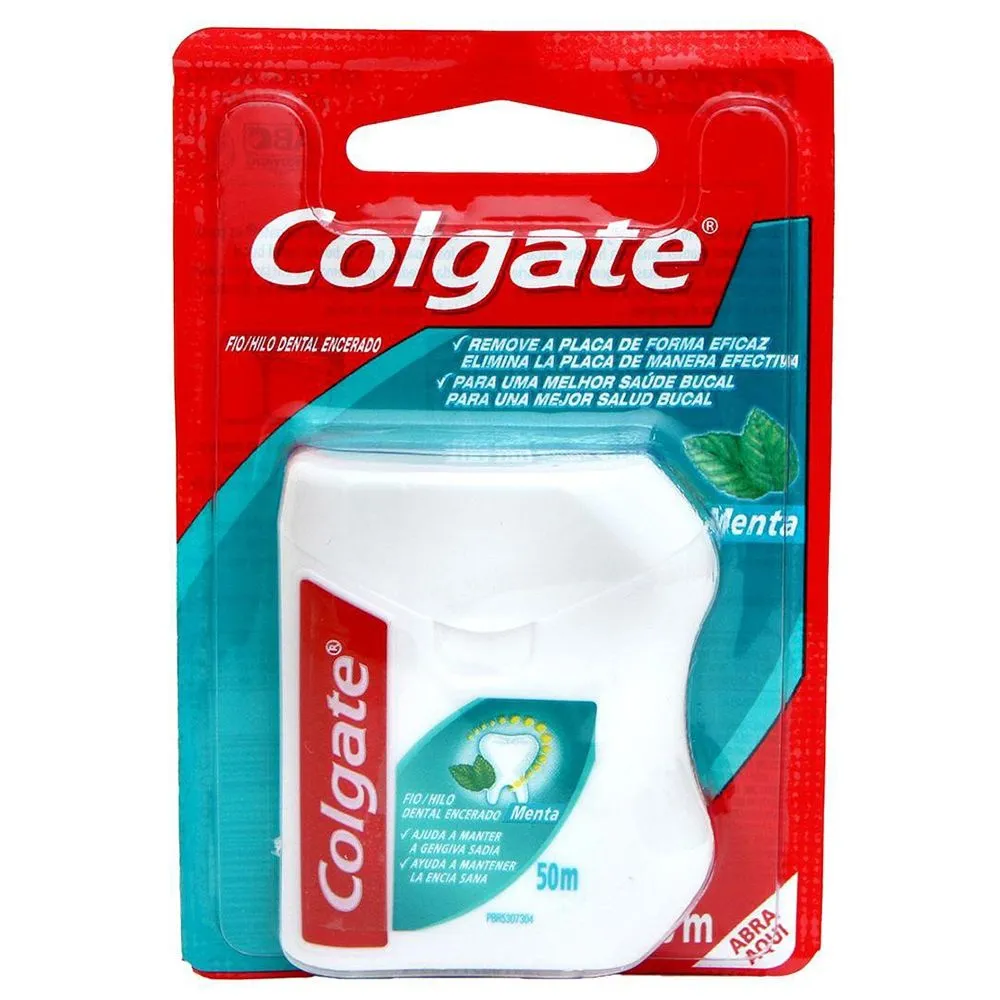Fio Dental Colgate Sabor Menta 50 Metros