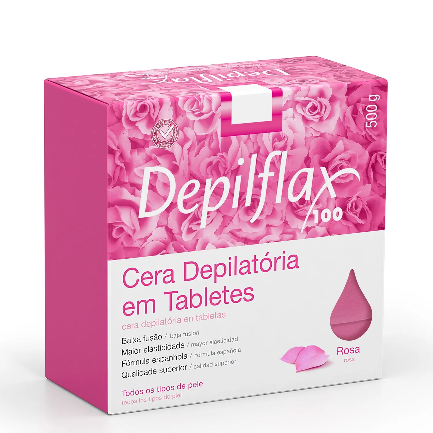 Depilflax Cera Quente Rosa 500g