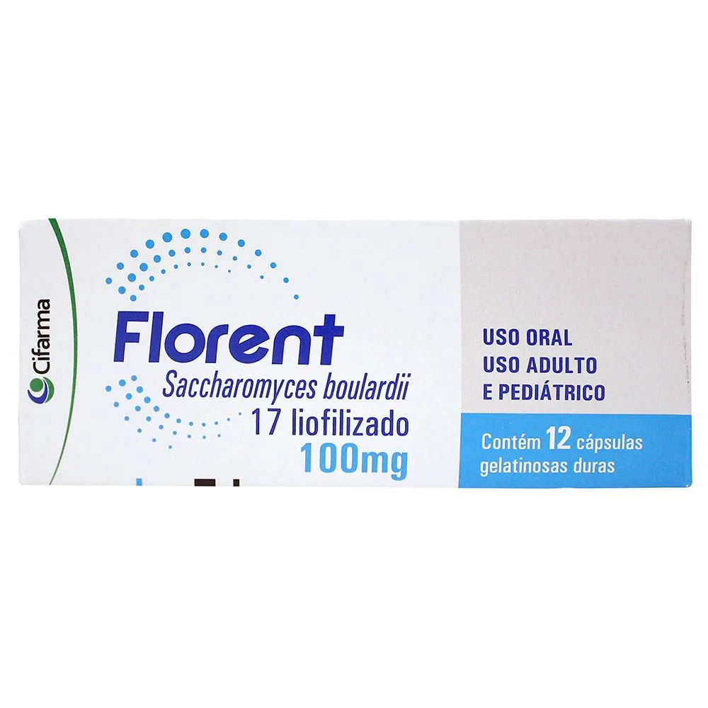 Florent 100Mg Com 12 Cápsulas