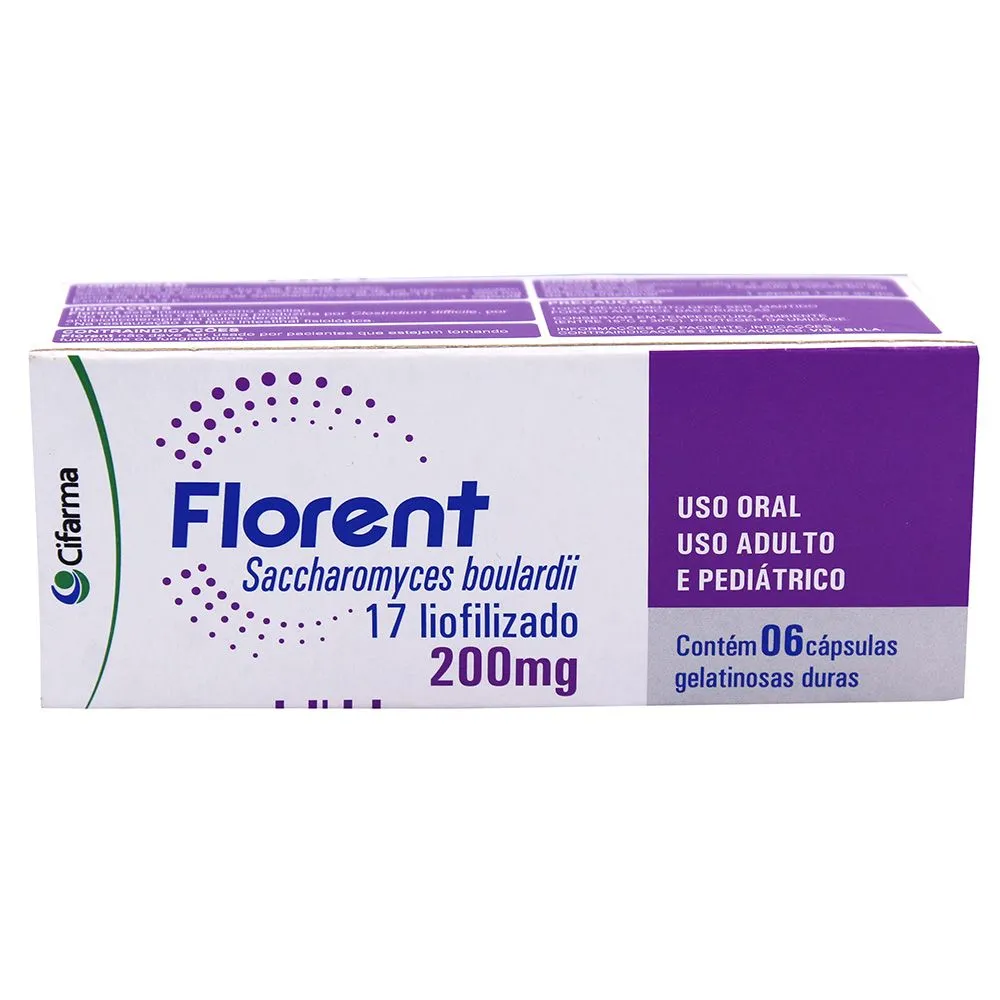 Florent 200Mg Com 6 Cápsulas