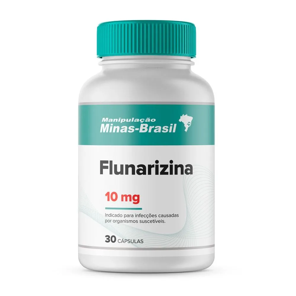 Flunarizina 10 Mg 30 Cápsulas