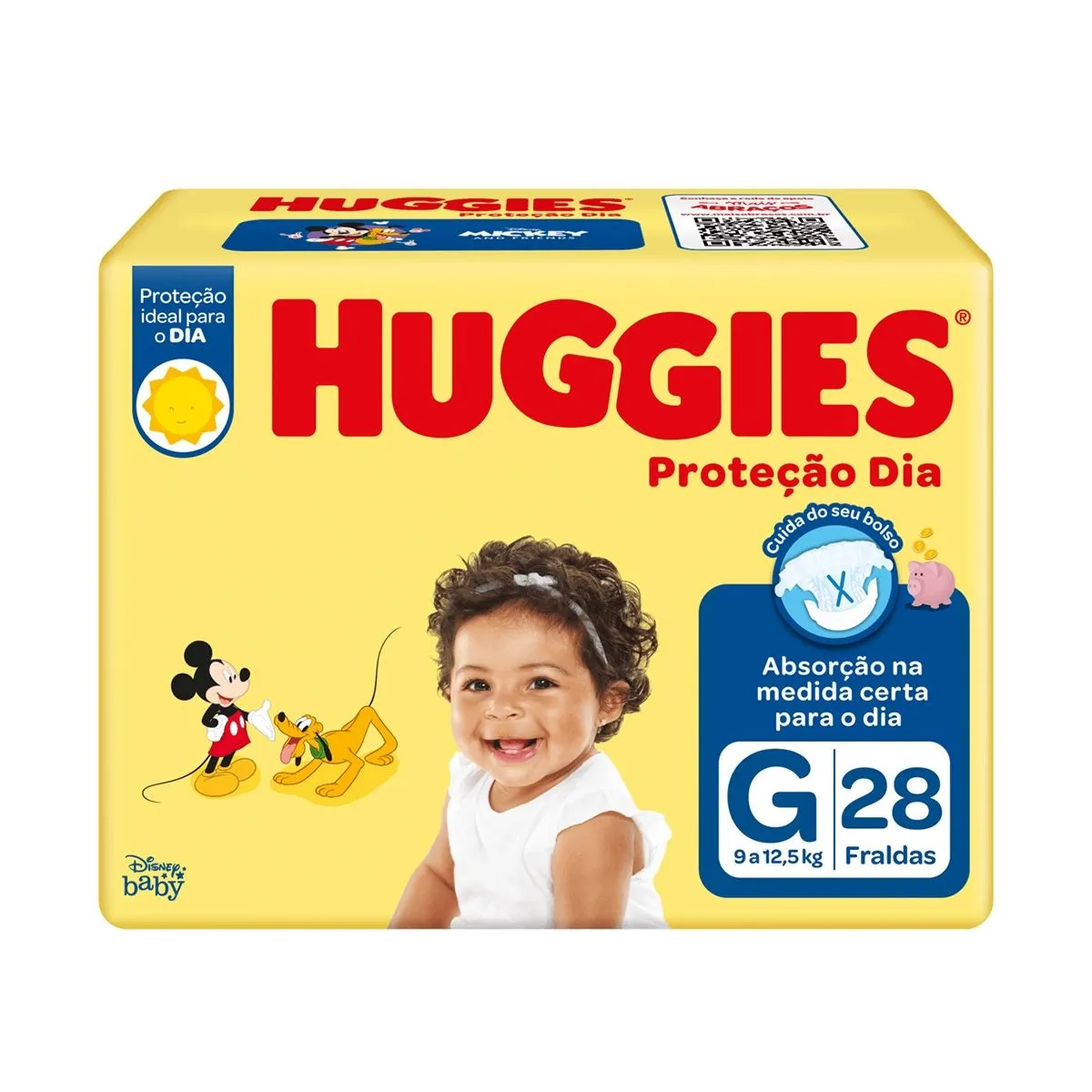 Fralda Huggies Proteção Dia Tamanho G Com 28 Unidades