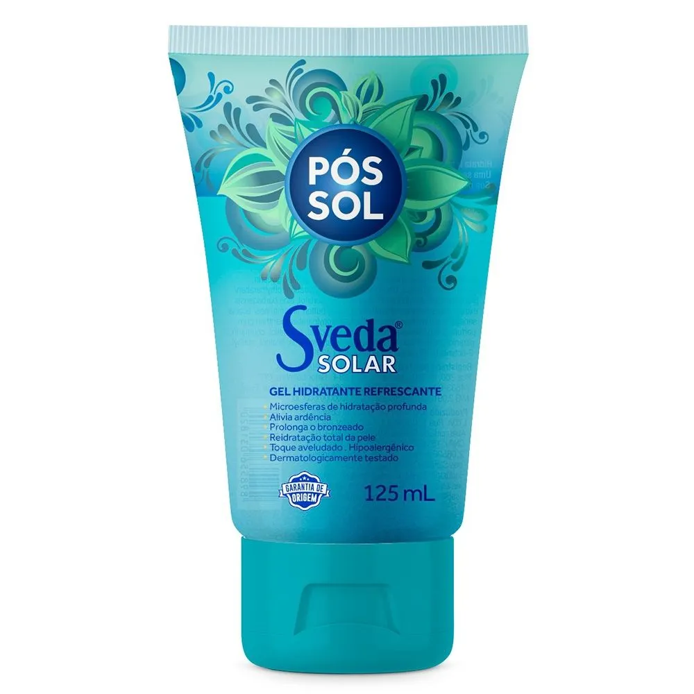 Gel Hidratante Refrescante Pós Sol 125ml Sveda Solar