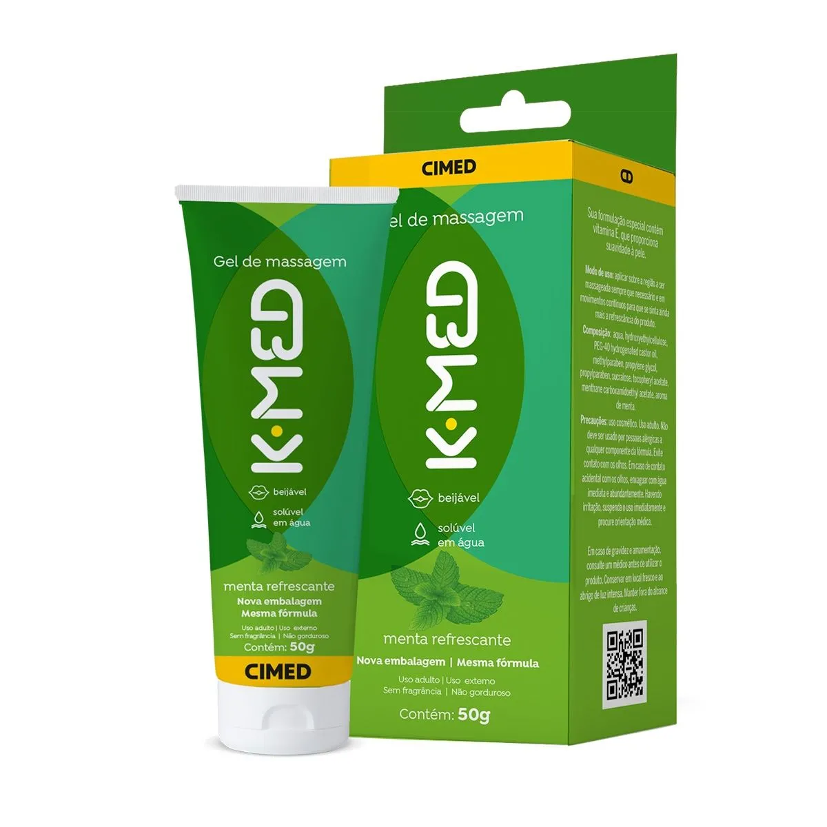 Gel Lubrificante K-Med Rocketts Menta Refrescante 50g Cimed