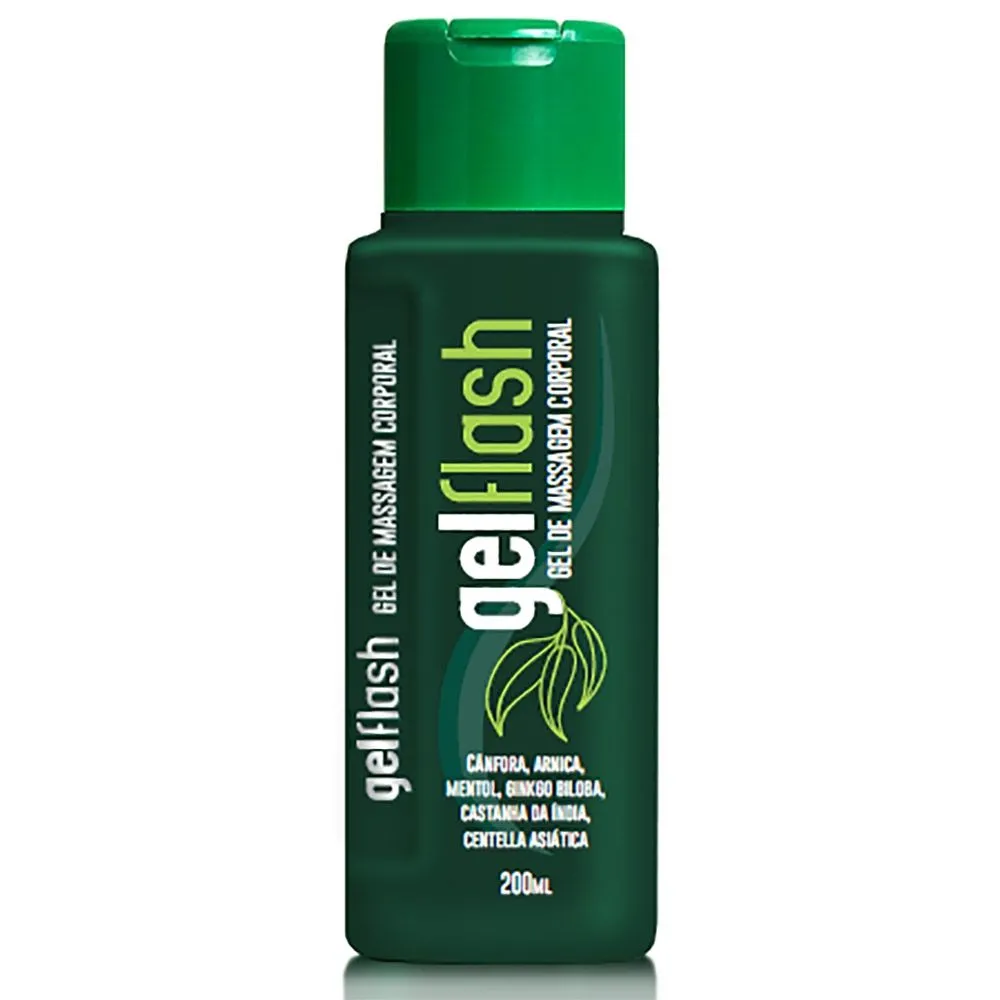Gel para Massagem Corporal 200g  Gel Flash