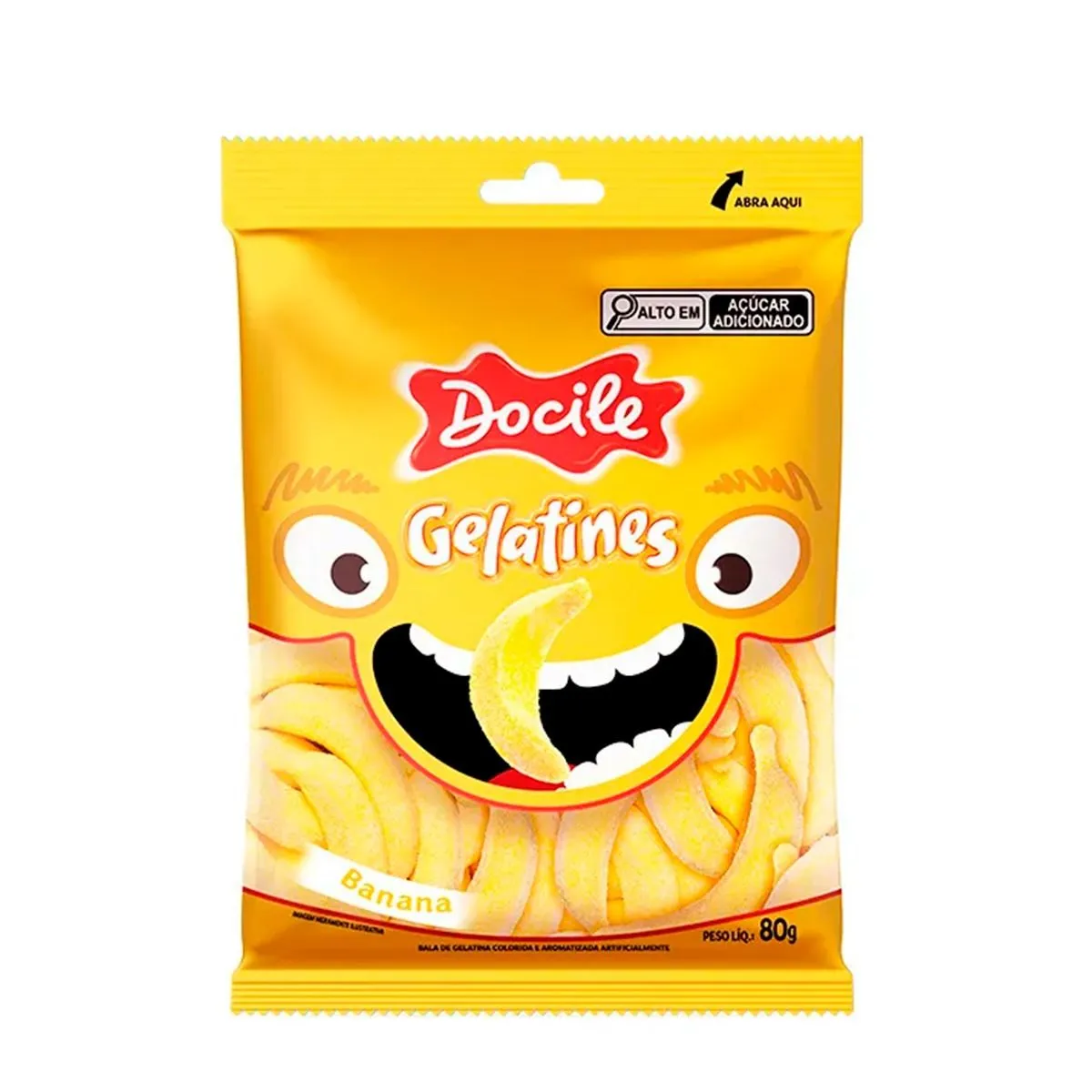 Gelatines Docile Banana 80g